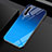 Silicone Frame Mirror Case Cover for Realme X3 SuperZoom Blue