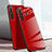 Silicone Frame Mirror Case Cover for Samsung Galaxy A20e Red