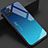 Silicone Frame Mirror Case Cover for Samsung Galaxy A51 4G Sky Blue