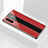 Silicone Frame Mirror Case Cover for Samsung Galaxy Note 10 5G Red