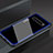 Silicone Frame Mirror Case Cover for Samsung Galaxy S10 5G SM-G977B Blue