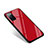 Silicone Frame Mirror Case Cover for Samsung Galaxy S20 FE 2022 5G Red
