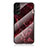 Silicone Frame Mirror Case Cover for Samsung Galaxy S21 5G Red