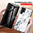 Silicone Frame Mirror Case Cover for Samsung Galaxy S21 Ultra 5G