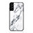 Silicone Frame Mirror Case Cover for Samsung Galaxy S22 Plus 5G White