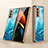Silicone Frame Mirror Case Cover for Samsung Galaxy Z Fold2 5G
