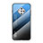 Silicone Frame Mirror Case Cover for Vivo X50e 5G Blue