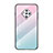 Silicone Frame Mirror Case Cover for Vivo X50e 5G Pink