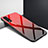 Silicone Frame Mirror Case Cover for Vivo Y20 Red
