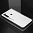 Silicone Frame Mirror Case Cover for Xiaomi Redmi Note 8 White