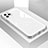 Silicone Frame Mirror Case Cover M01 for Apple iPhone 11 Pro Max White