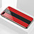 Silicone Frame Mirror Case Cover M01 for Apple iPhone 7 Plus Red