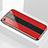 Silicone Frame Mirror Case Cover M01 for Apple iPhone 7 Red