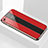 Silicone Frame Mirror Case Cover M01 for Apple iPhone 8 Red