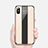 Silicone Frame Mirror Case Cover M01 for Apple iPhone X