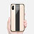 Silicone Frame Mirror Case Cover M01 for Apple iPhone Xs