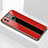 Silicone Frame Mirror Case Cover M01 for Huawei Enjoy Max Red