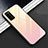 Silicone Frame Mirror Case Cover M01 for Huawei Honor 30 Lite 5G Pink