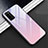 Silicone Frame Mirror Case Cover M01 for Huawei Honor 30 Lite 5G Purple