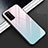 Silicone Frame Mirror Case Cover M01 for Huawei Honor 30 Lite 5G Sky Blue