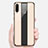 Silicone Frame Mirror Case Cover M01 for Huawei Nova 4e