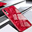 Silicone Frame Mirror Case Cover M01 for Huawei P20 Pro Red