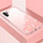 Silicone Frame Mirror Case Cover M01 for Huawei P30 Pro Pink