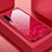 Silicone Frame Mirror Case Cover M01 for Huawei P30 Red