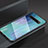 Silicone Frame Mirror Case Cover M01 for Samsung Galaxy S10 5G SM-G977B Cyan