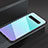 Silicone Frame Mirror Case Cover M01 for Samsung Galaxy S10 5G SM-G977B Sky Blue