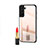 Silicone Frame Mirror Case Cover M01 for Samsung Galaxy S21 5G Rose Gold