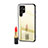 Silicone Frame Mirror Case Cover M01 for Samsung Galaxy S22 Ultra 5G Gold