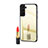 Silicone Frame Mirror Case Cover M01 for Samsung Galaxy S23 Plus 5G Gold