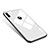 Silicone Frame Mirror Case Cover M01 for Xiaomi Mi 8 White