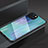 Silicone Frame Mirror Case Cover M02 for Apple iPhone 13 Mini Sky Blue