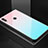 Silicone Frame Mirror Case Cover M02 for Huawei Honor 8X Pink