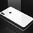 Silicone Frame Mirror Case Cover M02 for Huawei Honor 8X White