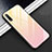 Silicone Frame Mirror Case Cover M02 for Huawei Honor 9X Pink