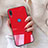 Silicone Frame Mirror Case Cover M02 for Huawei Nova 3e Red