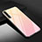 Silicone Frame Mirror Case Cover M02 for Huawei P20 Pro Pink