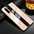 Silicone Frame Mirror Case Cover M02 for Huawei P30 Pro Gold
