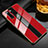 Silicone Frame Mirror Case Cover M02 for Huawei P30 Pro New Edition Red