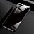 Silicone Frame Mirror Case Cover M02 for Oppo A12e Black