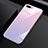 Silicone Frame Mirror Case Cover M02 for Oppo A12e Pink