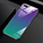 Silicone Frame Mirror Case Cover M02 for Oppo A12e Purple
