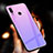 Silicone Frame Mirror Case Cover M03 for Huawei Honor 10 Lite Purple