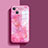 Silicone Frame Mirror Case Cover M05 for Apple iPhone 13 Mini