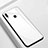 Silicone Frame Mirror Case Cover M05 for Huawei Enjoy 9 Plus White