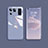 Silicone Frame Mirror Case Cover M05 for Xiaomi Mi 11 Ultra 5G Lavender Gray