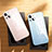Silicone Frame Mirror Case Cover M08 for Apple iPhone 13 Mini